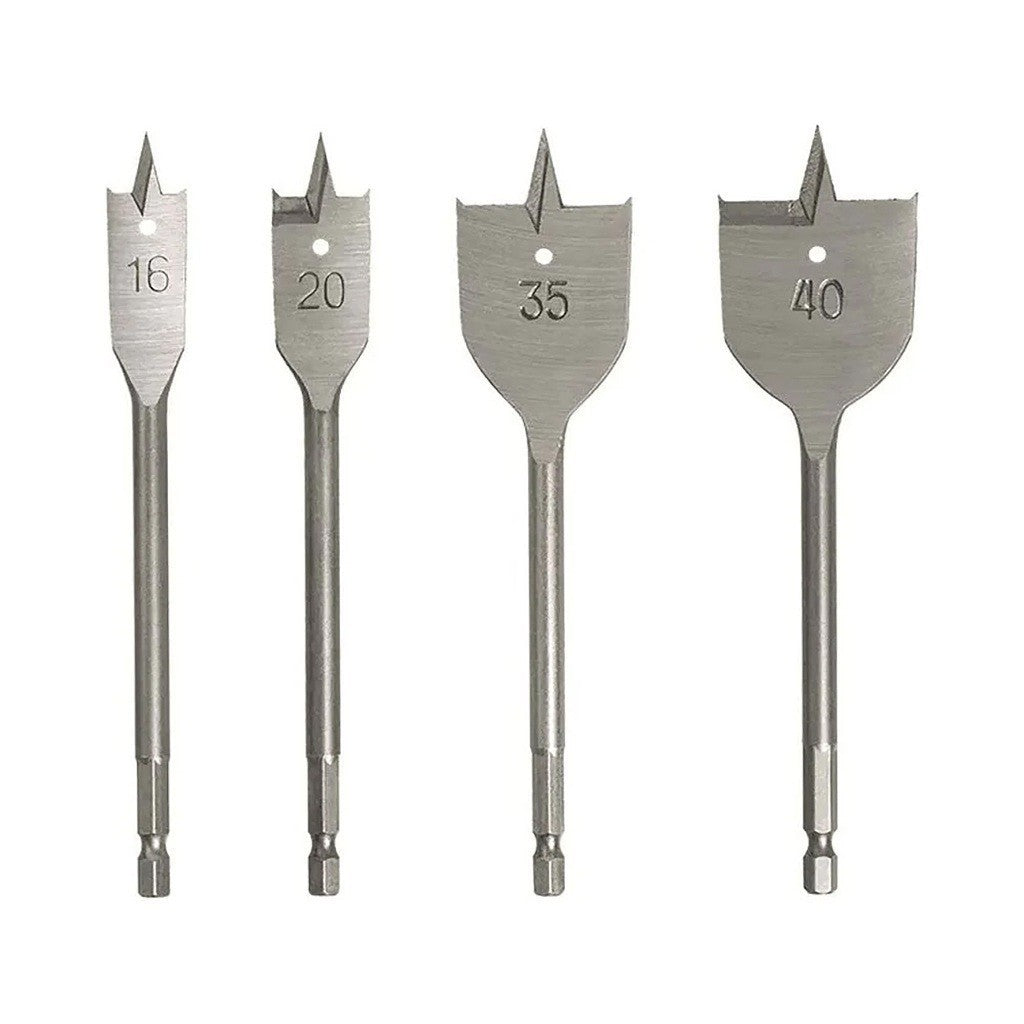 Wadfow Flat Wood Drill Bit for Cutting Materials 6/8/10/12/13/14/16/18/19/20/22/24/25/28/30/32/35mm