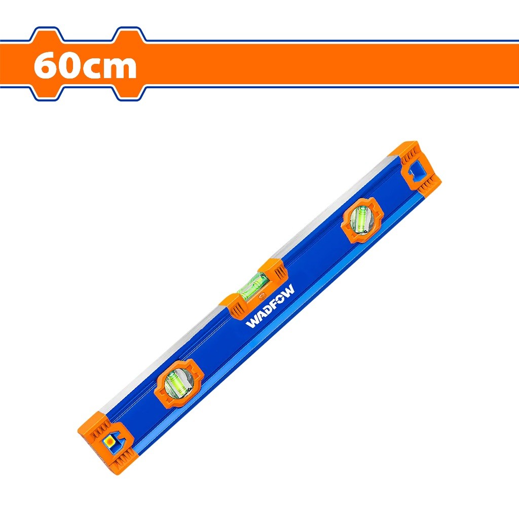 Wadfow Spirit Level w/ Powerful Magnets 40cm-120cm Double Side Milled Bubble Leveler Measuring Tools