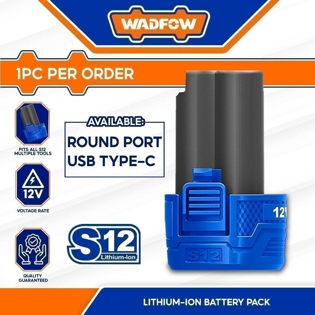 Wadfow Lithium-Ion Battery Pack 1.5AH for S12 Series Cordless Tools
