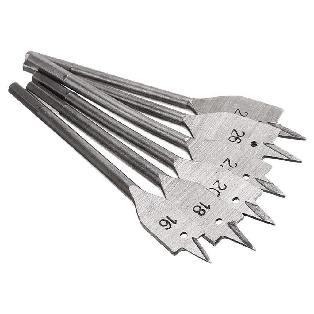 Wadfow Flat Wood Drill Bit for Cutting Materials 6/8/10/12/13/14/16/18/19/20/22/24/25/28/30/32/35mm