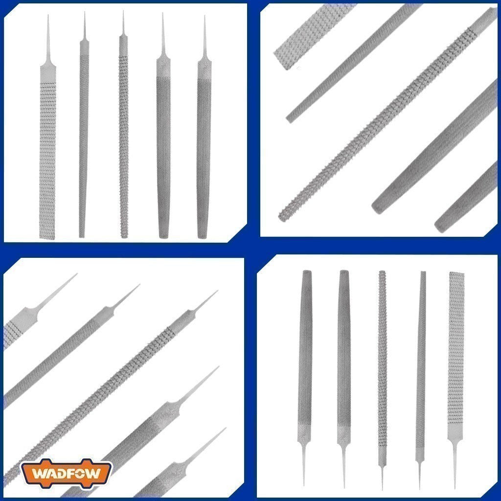 Wadfow Flat, Round, Square, Triangle & Half Round, for Steel and Wood File