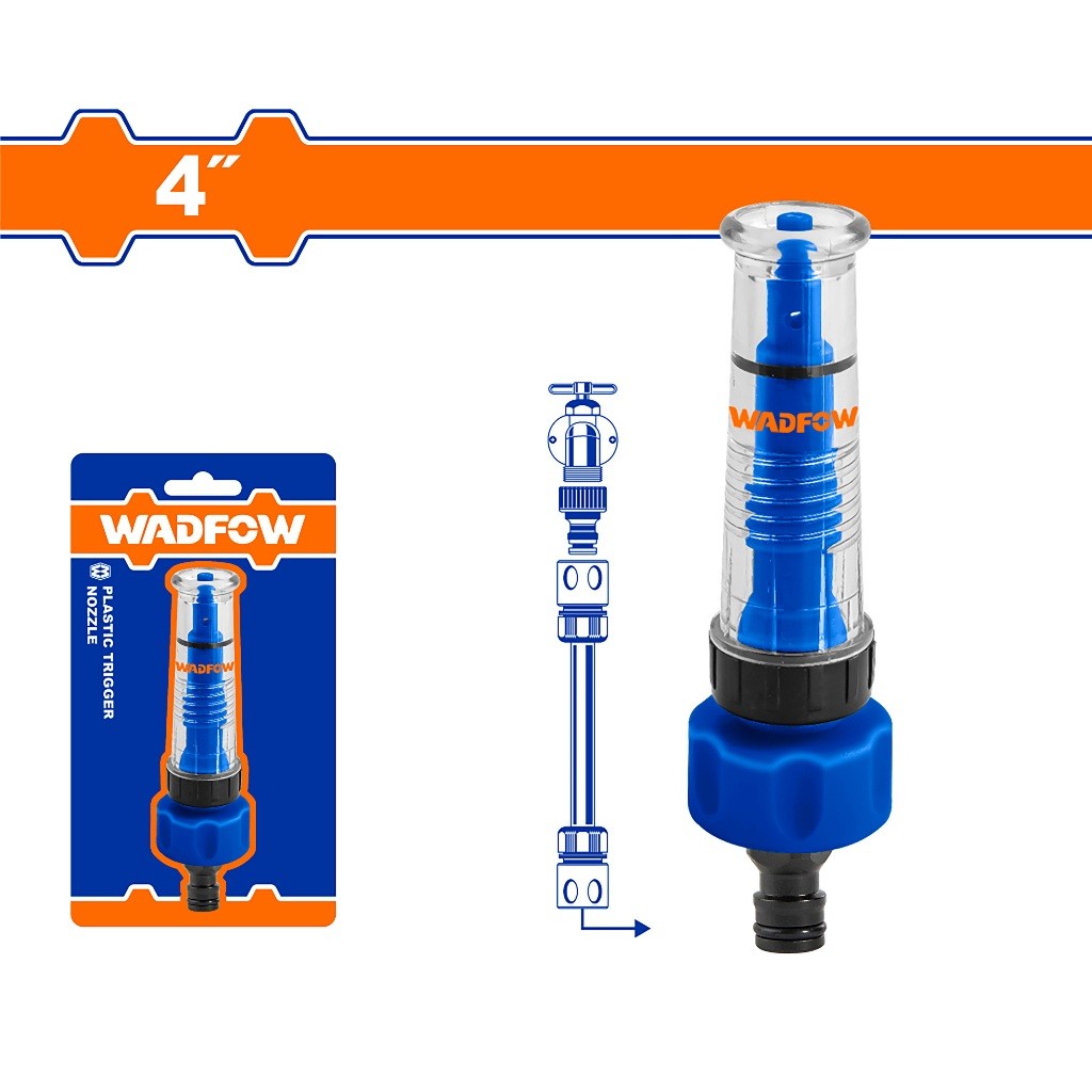 Wadfow 4in / 5in / 6in Water Hose/Water Wand with 3-way Adjustable Patterns
