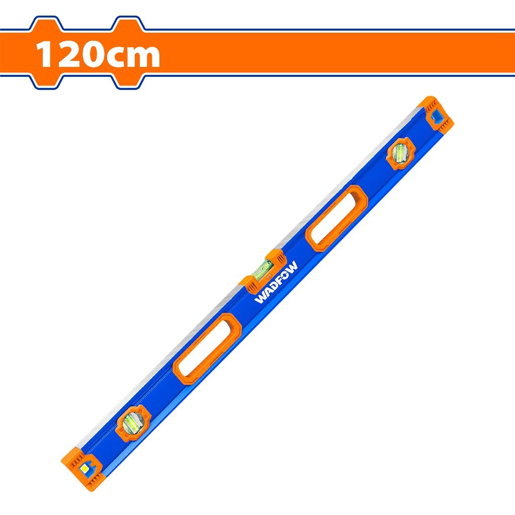 Wadfow Spirit Level w/ Powerful Magnets 40cm-120cm Double Side Milled Bubble Leveler Measuring Tools