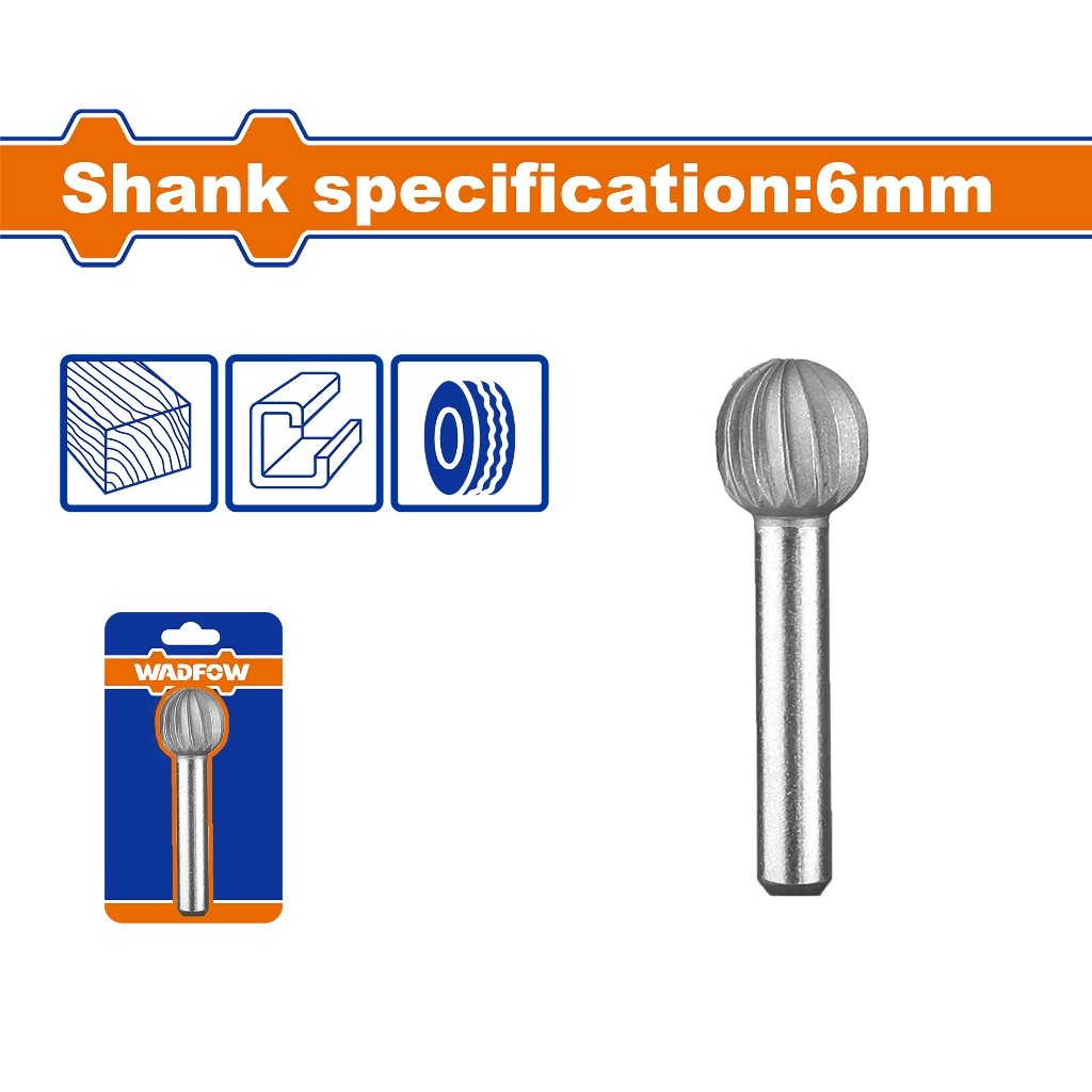 Wadfow Carbide Grinding Bit Used on Wood, Rubber, Aluminum (Three-Sock Treatment) SOLD PER PEICE