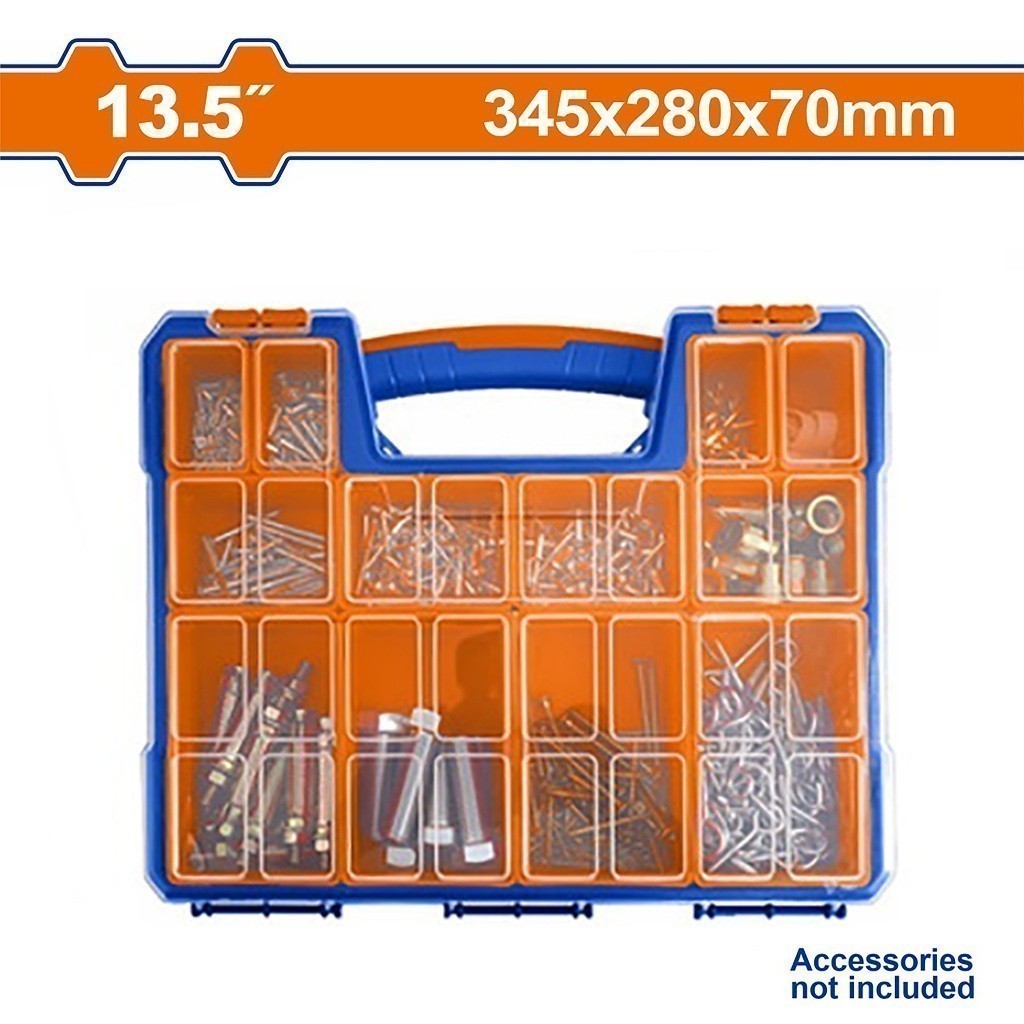 Wadfow WTB1311 13.5inch 345mm x 280mm x 70mm Plastic Organizer Boxes for Smaller Components