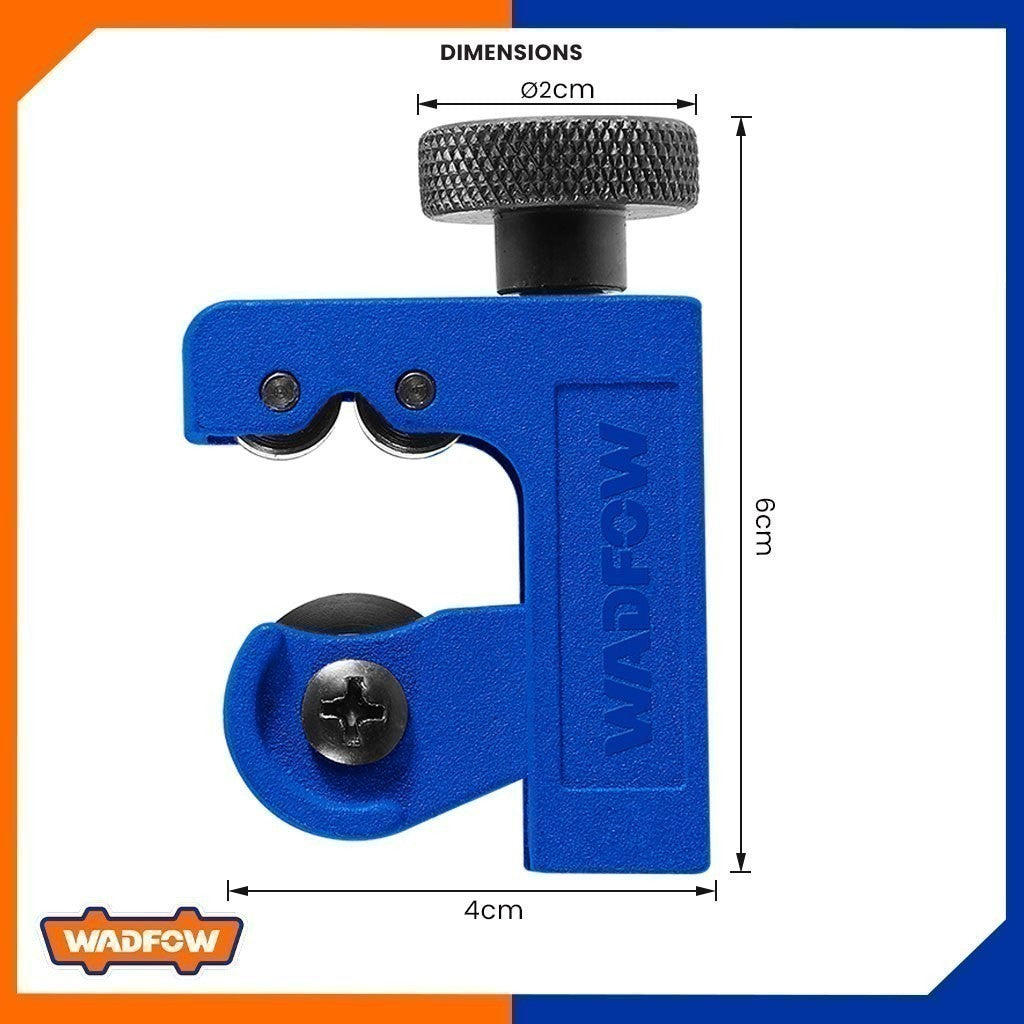 Wadfow Rotary Copper & Aluminum Tubing Pipe Trimmer Cutting Tool with Aluminum Knob SOLD PER PIECE