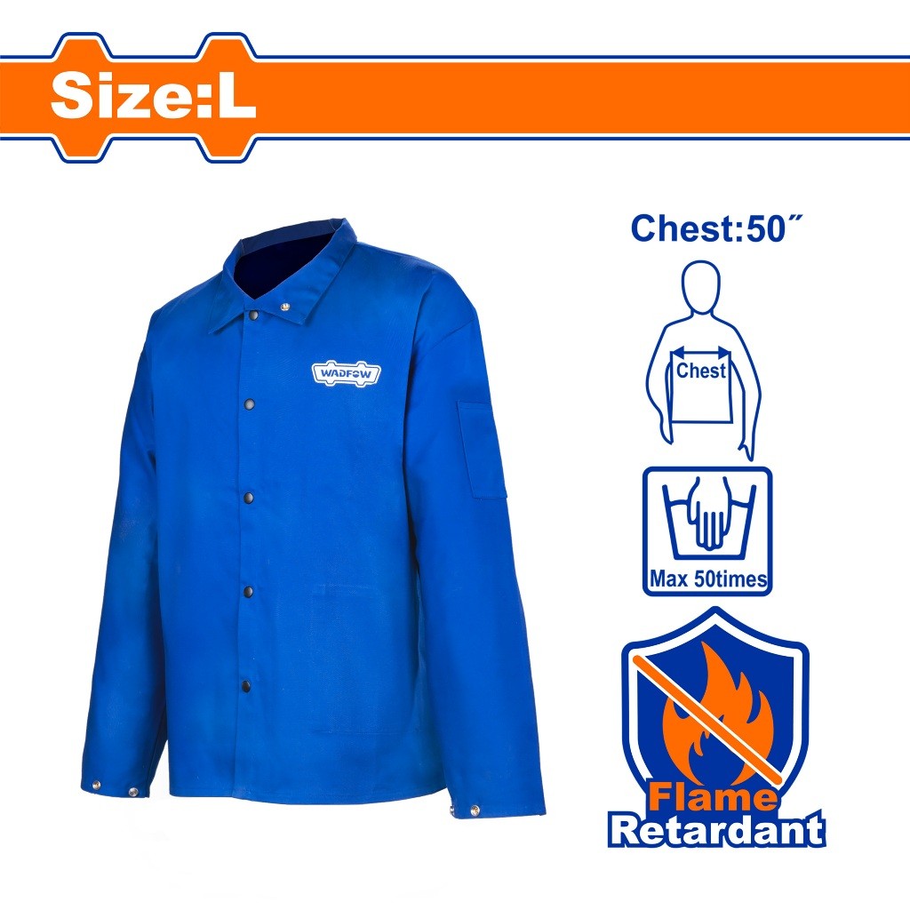 Wadfow WZW0103.L | WZW0103.XL Fireproof Flame-Retardant Jacket-Large & X-Large