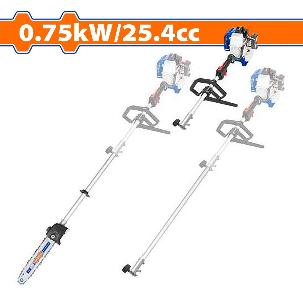 Wadfow WGC2526 0.75KW/25.4CC Pole Pruner Saw for Gardening Tools