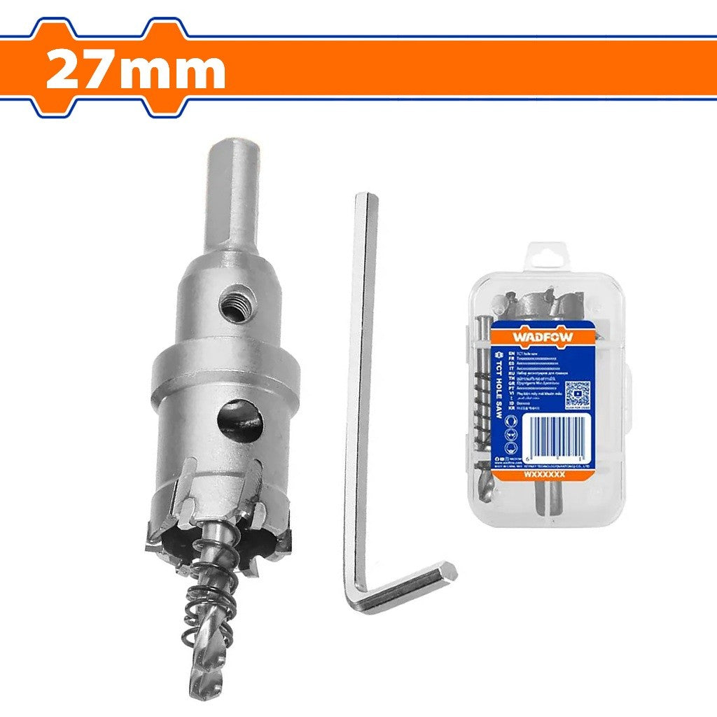 Wadfow WKJ6B27 TCT Hole Saw Very Smoothly and Quickly for Stainless Steel