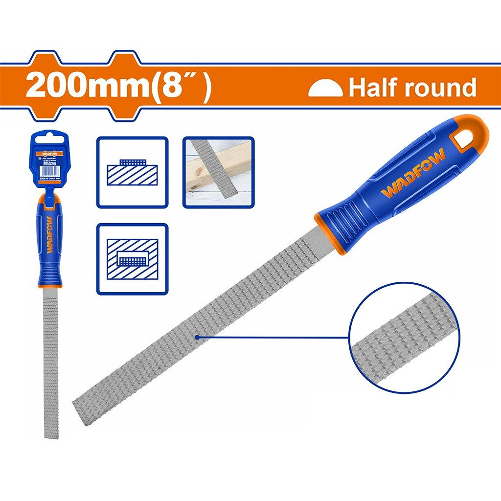 Wadfow Flat, Half Round, Round, Square, Triangle & Chain Saw Files For T12 Steel with Handle
