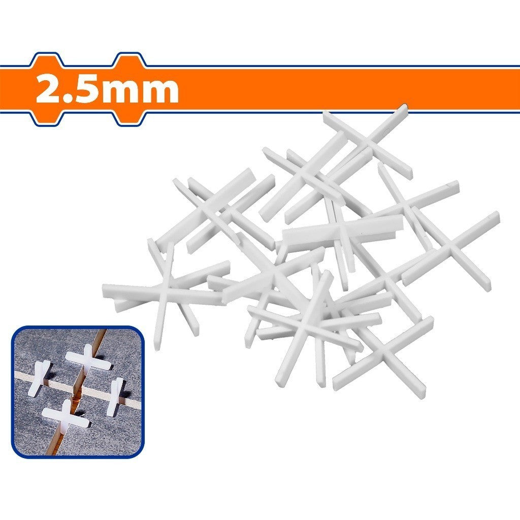 Wadfow 100pcs Tile Spacer 1.0mm to 4.0mm Tile Leveling System Tile Leveler Spacer Tool Clips