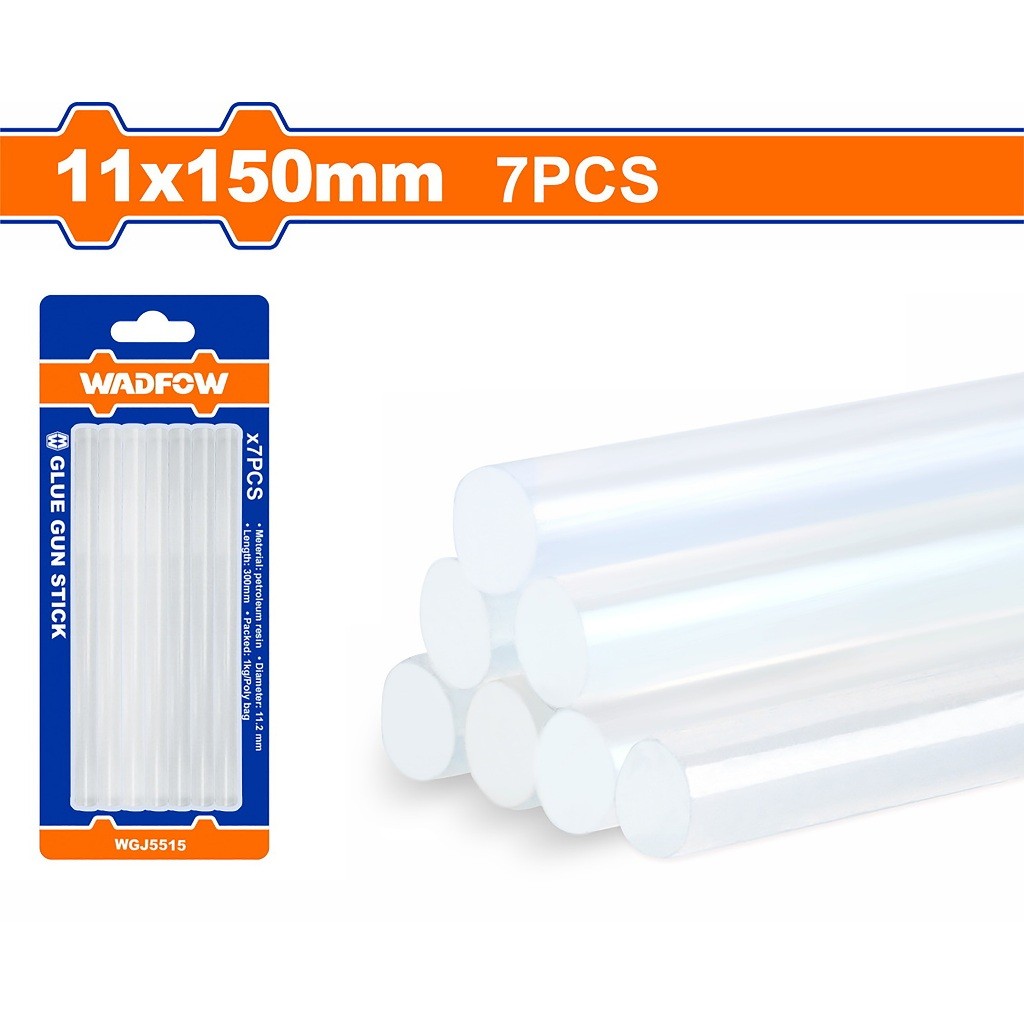 Wadfow WGJ5515 7PCS/Set 11mm x 150mm Petroleum Resin Glue Gun Stick