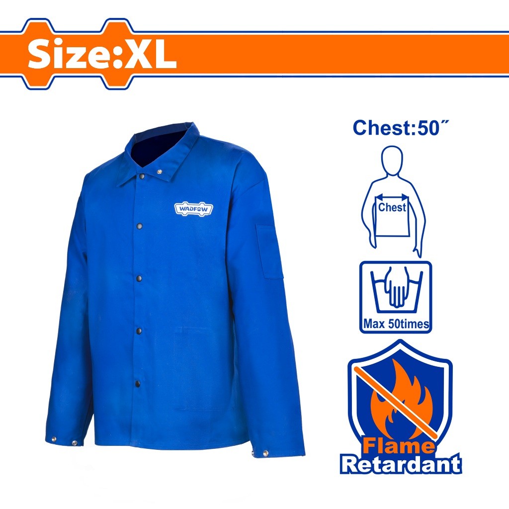 Wadfow WZW0103.L | WZW0103.XL Fireproof Flame-Retardant Jacket-Large & X-Large