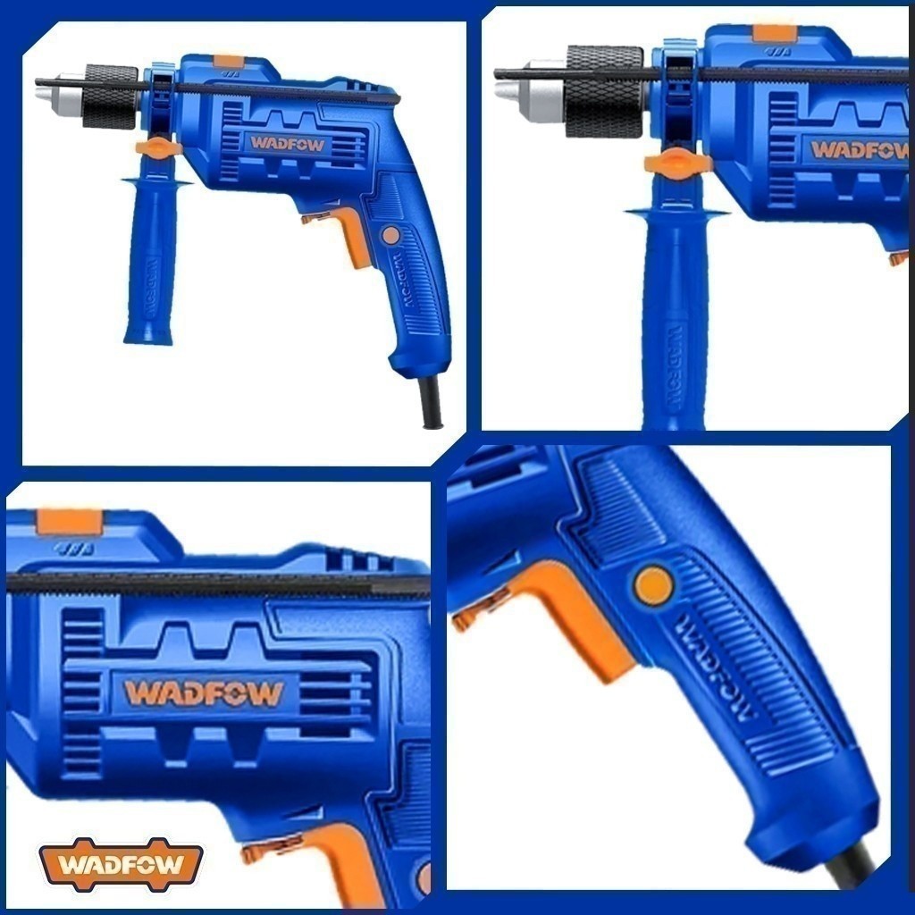 Wadfow WMD15651P Impact Drill 650W with Variable Speed and Hammer Function