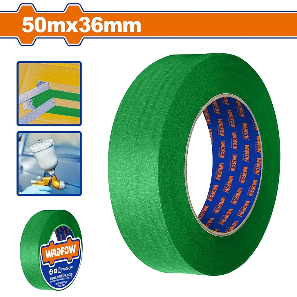 Wadfow 0.14mm Thick Painter's Tape Easy to stick and Peel off Masking Tape for Painting