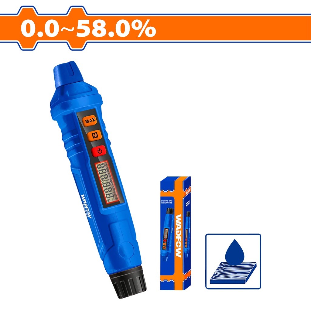 Wadfow WNN2507 0.0~58.0% Portable Wood Moisture Meter Hydrometer Water Detector
