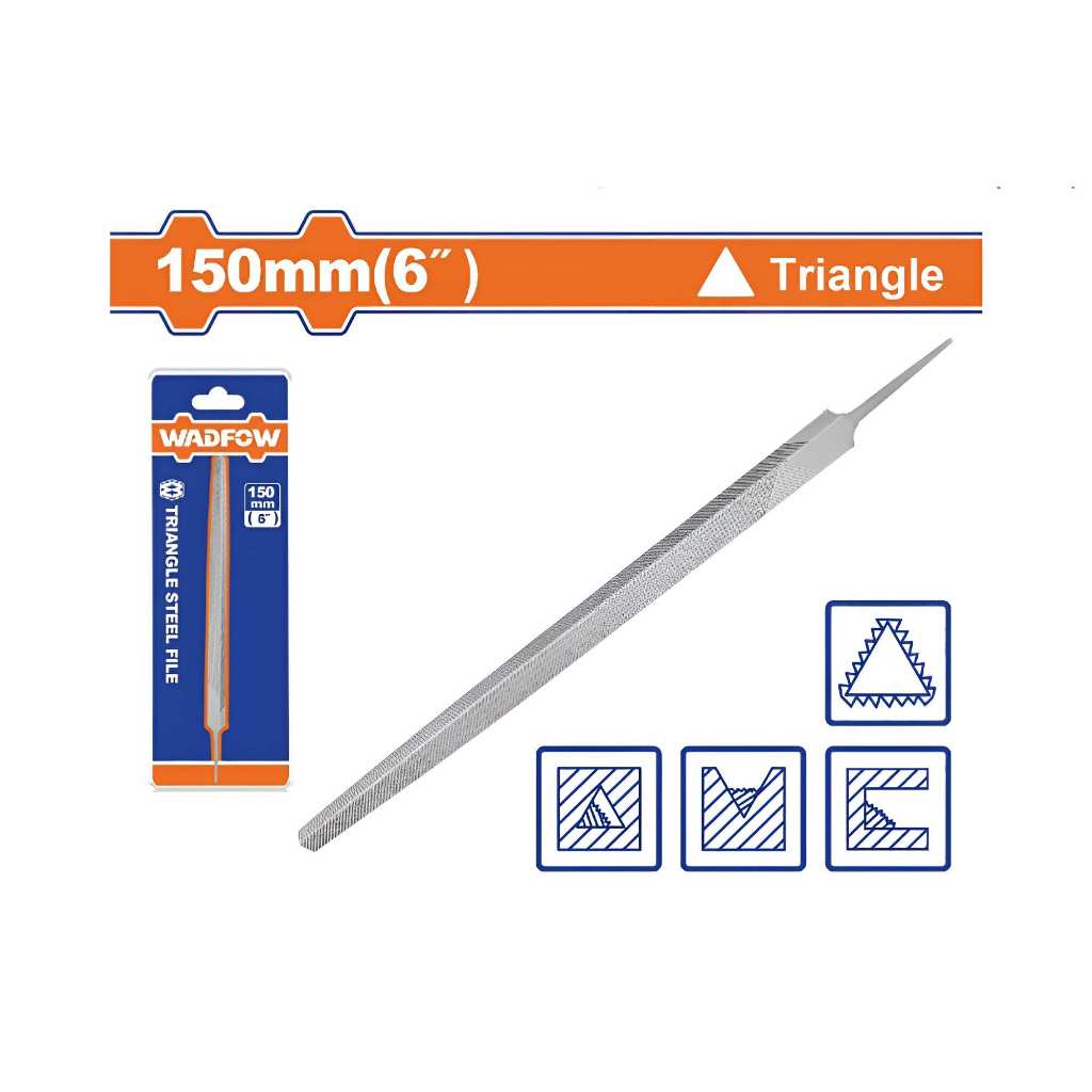 Wadfow Flat, Round, Square, Triangle & Half Round, for Steel and Wood File