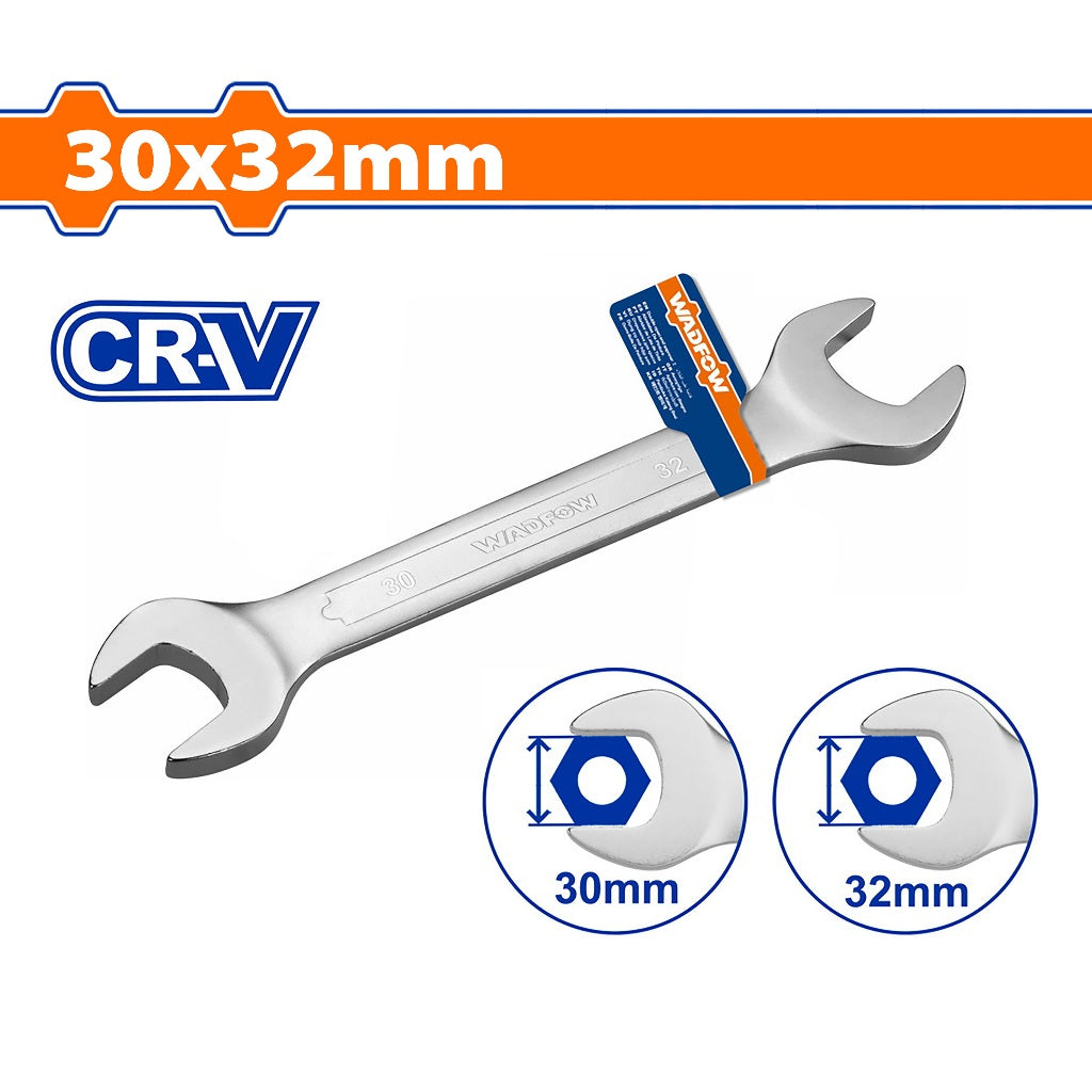 Wadfow 25 x 28mm-30 x 32mm Double Open-End Spanner Wrench Tools