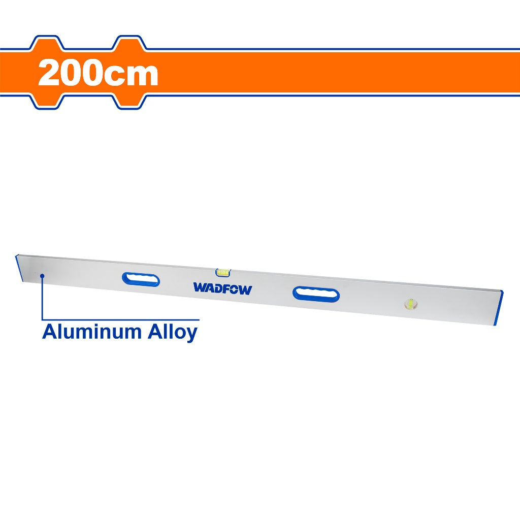 Wadfow 100cm/200cm Aluminum Screeding Level Straight Edges Screed Level Bar WSL6G100 | WSL6G150