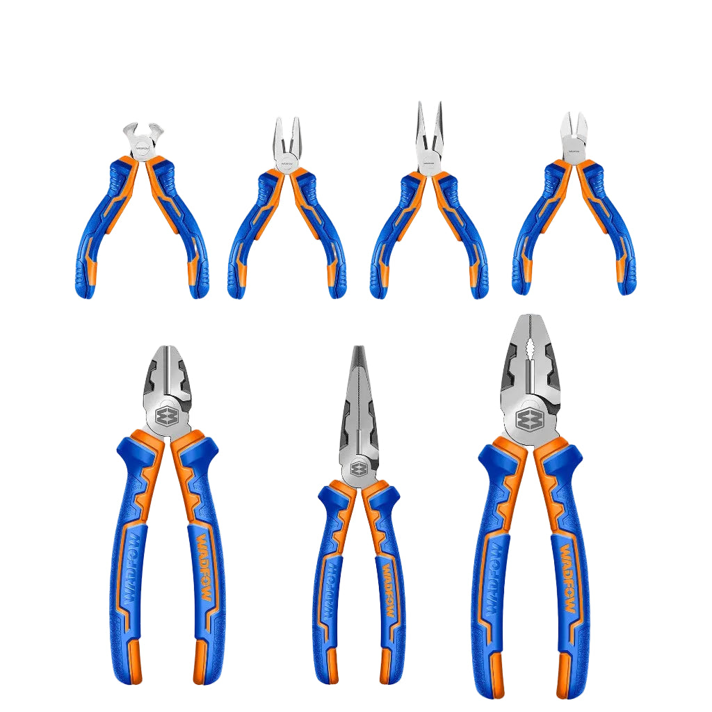 Wadfow WPS0617 7PCS/Set High Leverage Pliers Set with Strong Grip and Comfortable Handle