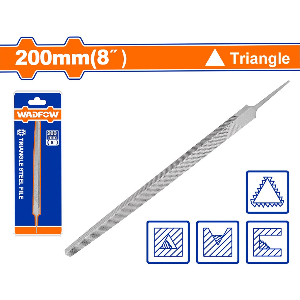 Wadfow Flat, Round, Square, Triangle & Half Round, for Steel and Wood File