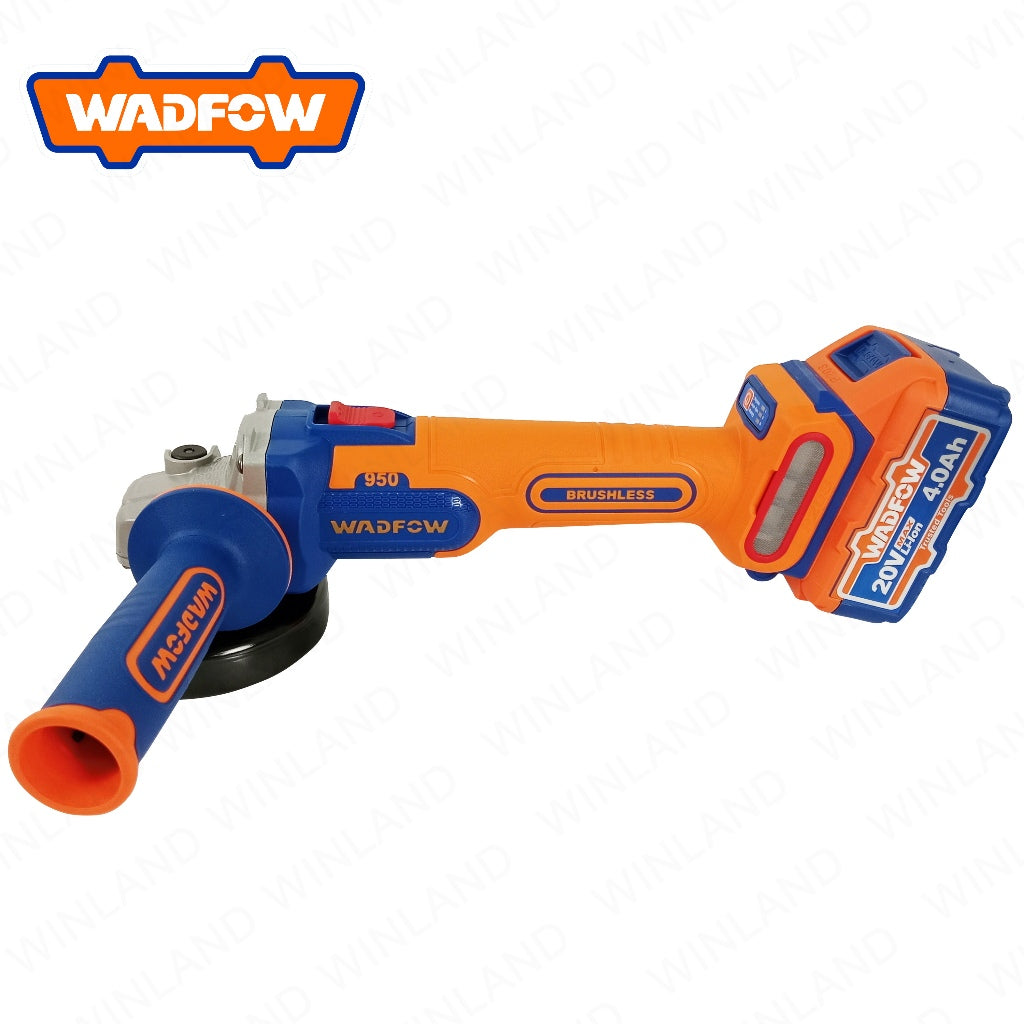 Wadfow by Winland P20S/20V Lithium-Ion Cordless Angle Grinder 950W WLAP5312 WAD-CT