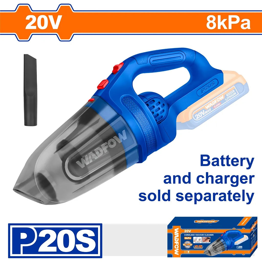 Wadfow by Winland P20S/20V Lithium-Ion Cordless Vacuum Cleaner 0.45L(≥8KPA) WLV2020 WAD-CT