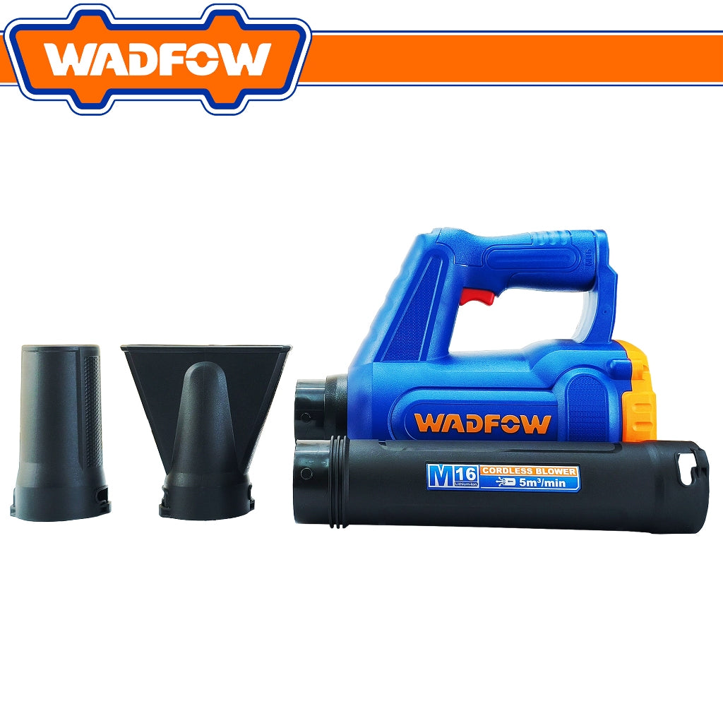 Wadfow by Winland M6/16V Lithium-Ion Cordless Air Blower w/2pcs battery & Charger WBLP16182 WAD-CT