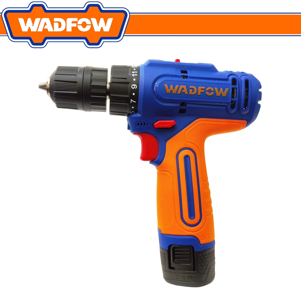 Wadfow S12 Series Lithium-Ion Cordless Drill 12V 20Nm w/ Battery WCDS565 WAD-CT