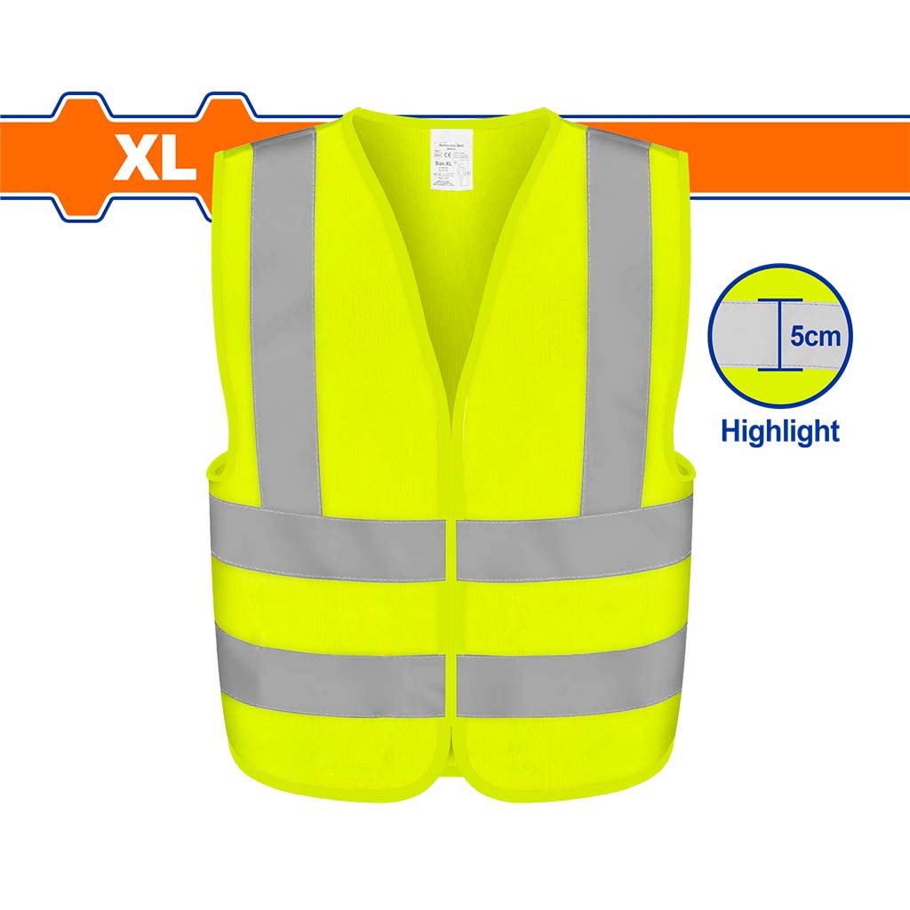 Wadfow High Reflective Strip / Reflection Vest With Tricot Waistcoat (WHT)