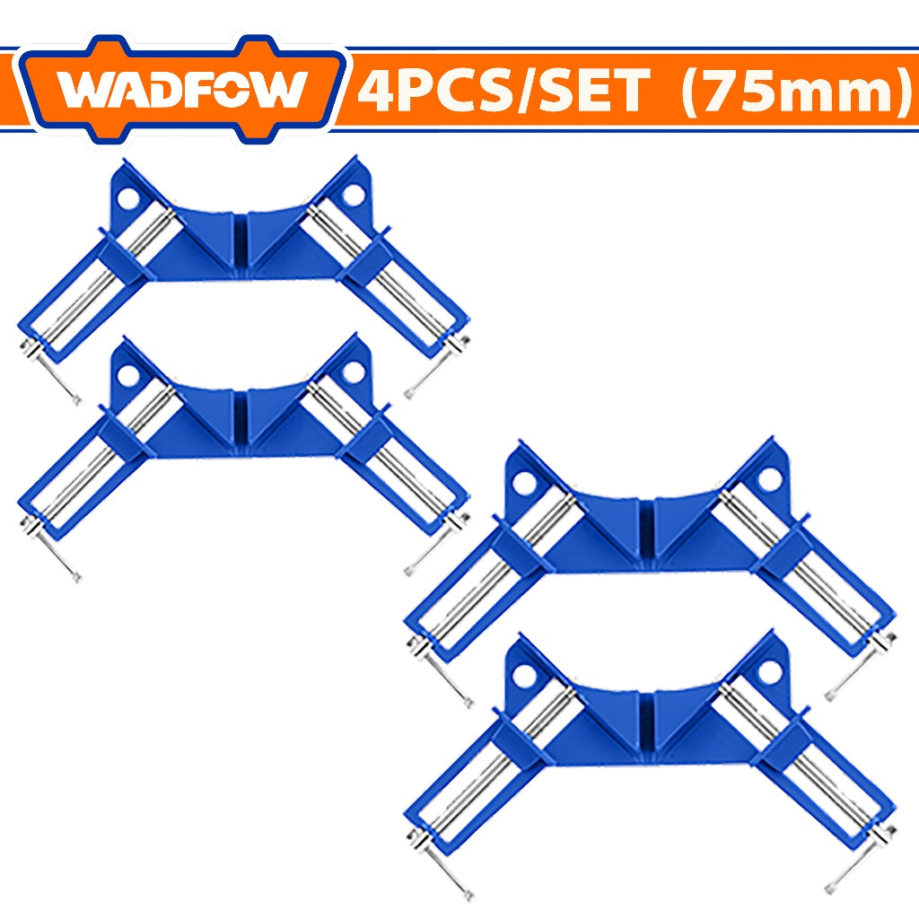 Wadfow 4pieces/Set Aluminum Alloy Heavy duty Miter Corner Clamp 75mm(3in) WACC4504 WAD-HT