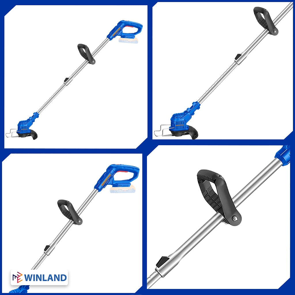 Wadfow P20S/20V Lithium-Ion Cordless Grass Trimmer Weeder Lawn Mower WGTP5116 WAD-CT