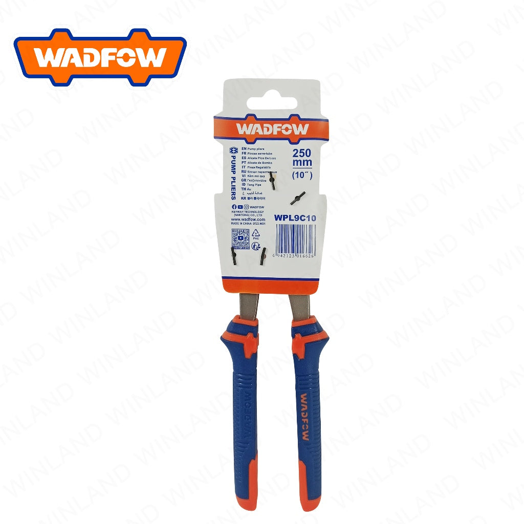 Wadfow 10inches/250mm Heavy duty Industrial Pump Pliers WPL9C10 WAD-HT