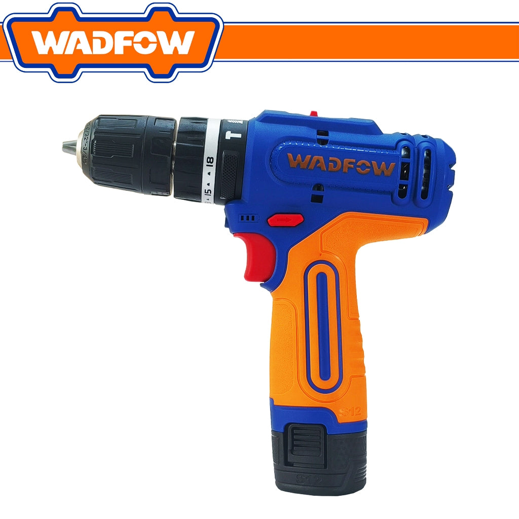Wadfow S12 Series Lithium-Ion Cordless Drill 12V 20Nm w/ Battery WCDS5681 WAD-CT