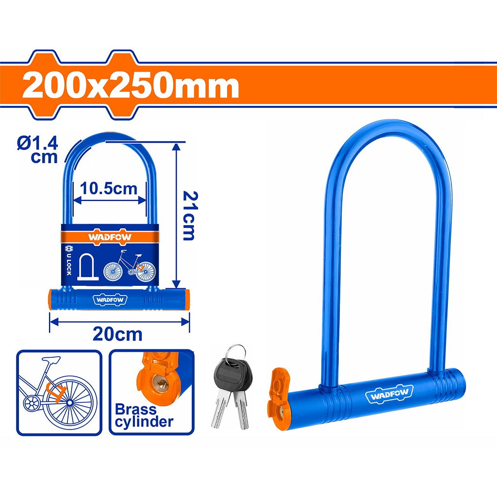 Wadfow 3pieces/Set Anti-Theft Bicycle Cable/Safety Lock WBK9003 WAD-HT