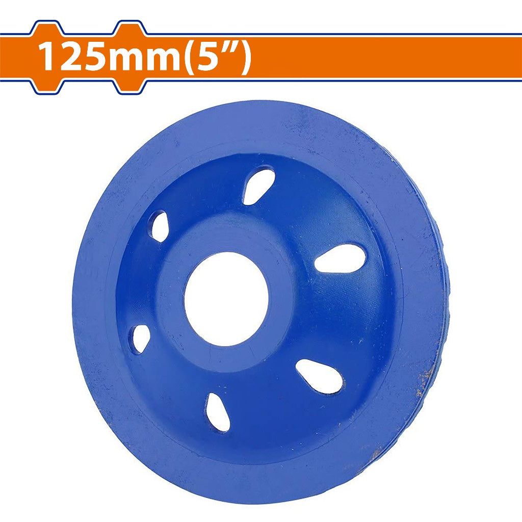 Wadfow 125mm(5inches) Wet Grinding Diamond Cup Wheels Disc (SOLD PER PIECE) WXK1500