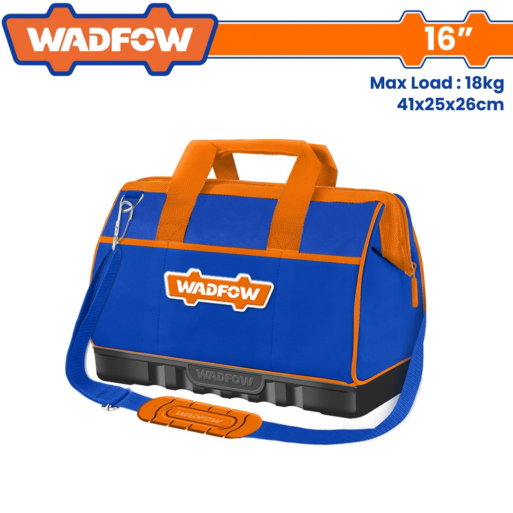 Wadfow Heavy Duty Tool Bag 16" Max load 18kg WTG3216 WAD-HT