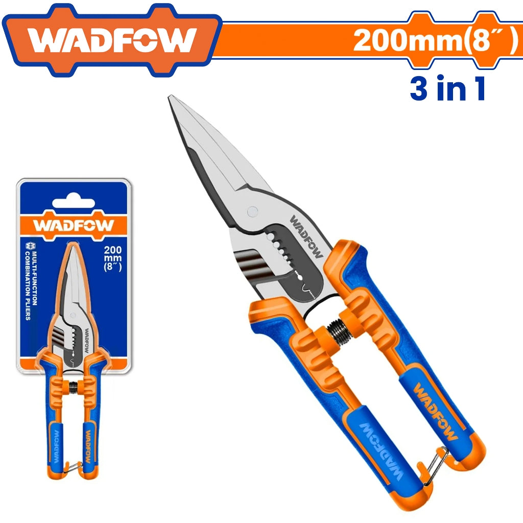 Wadfow by Winland 3-IN-1 Heavy Duty Multi-Function Scissor 200mm(8") WPL4778 WAD-HT