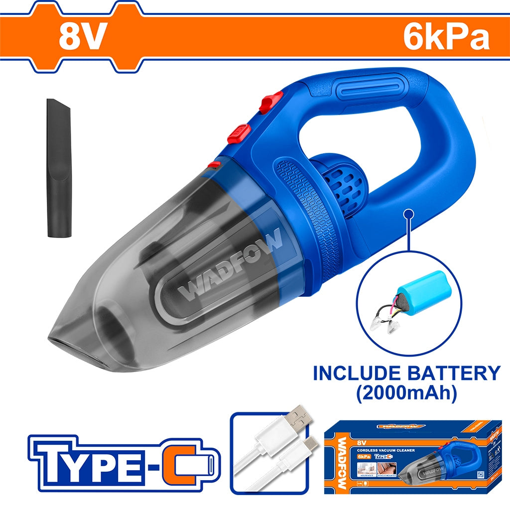 Wadfow Cordless Vacuum Cleaner 8V 0.45L (WCT)