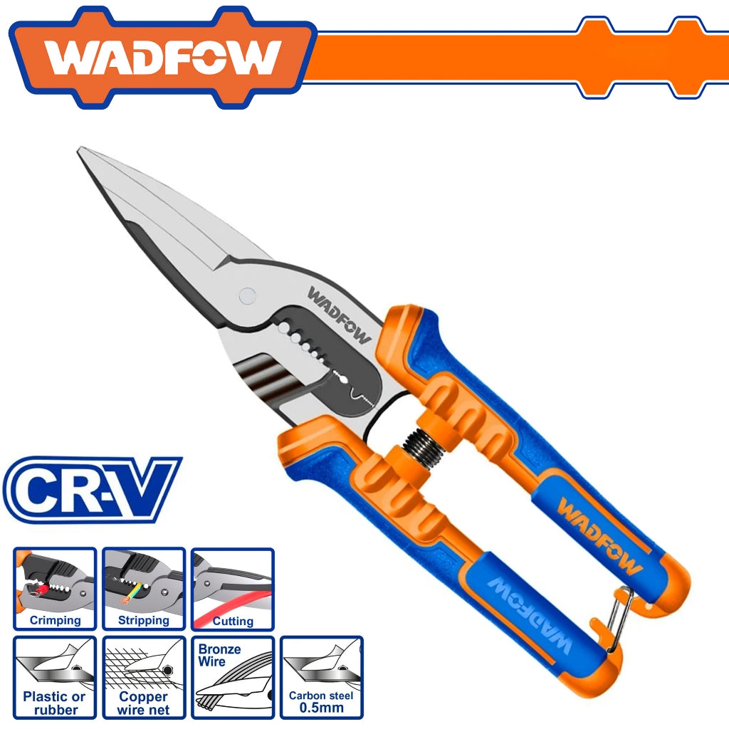 Wadfow by Winland 3-IN-1 Heavy Duty Multi-Function Scissor 200mm(8") WPL4778 WAD-HT