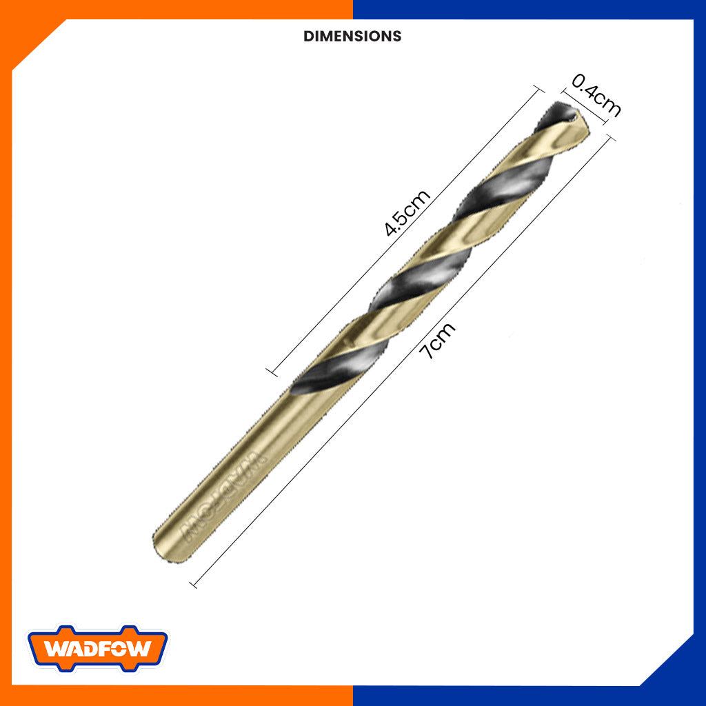 HSS/Metal Drill Bits Tool Accessories 1Pc. WTD1K04/WTD1K06/WTD1K07/WTD1K08/WTD1K09/WTD1K11/WTD1K12/WTD1K13