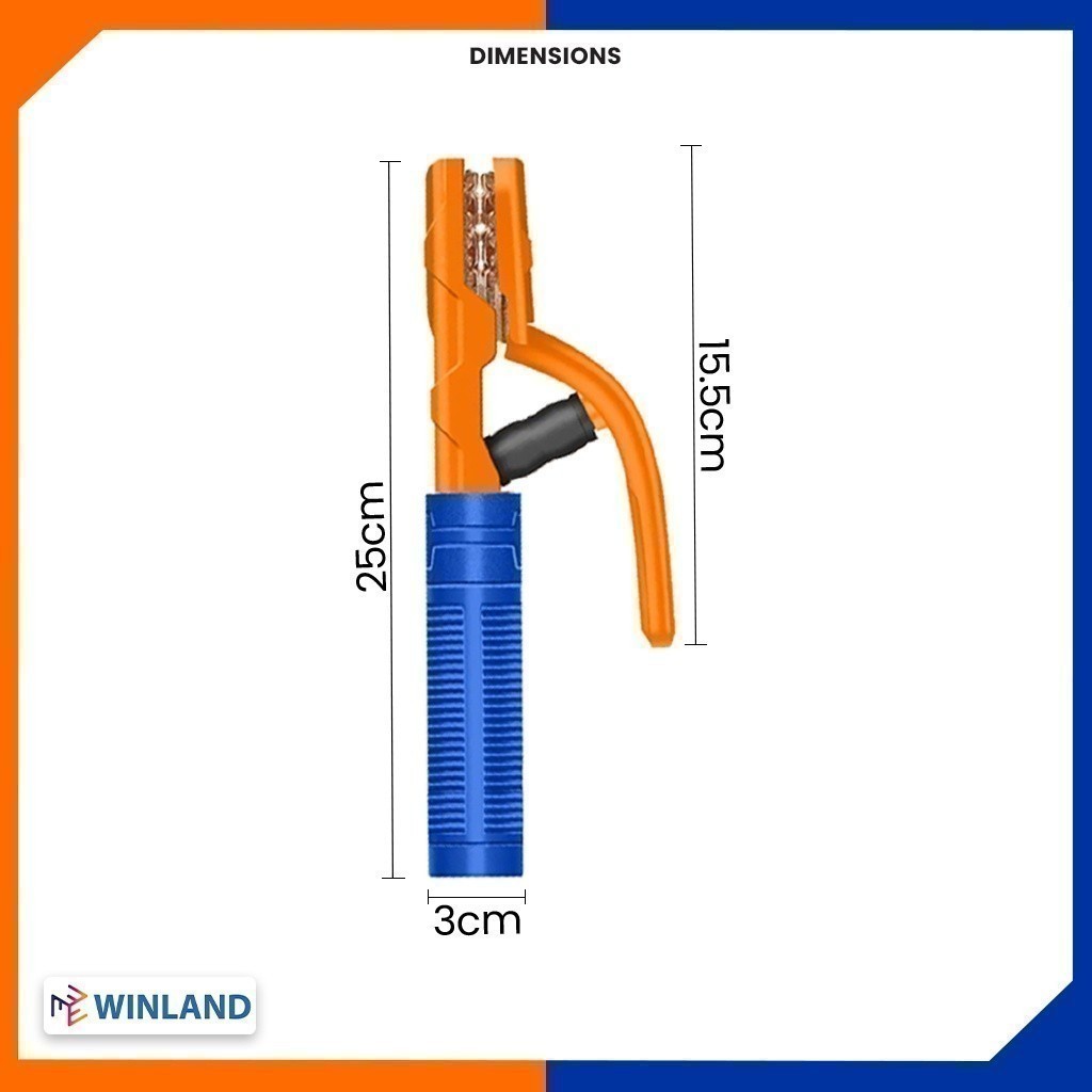 Wadfow Electrode Holder Suitable for MMA Welding Machine 200A / 300A / 600A / 800A WAD-HT