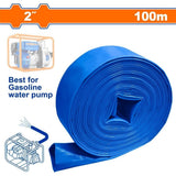Wadfow 2-Inch PVC Lay Flat Hose For Motor Pumps 50m-100m WPFH0205 | WPFH0210 (WHT)