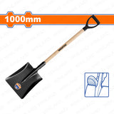 WSE13 Shovel with wooden handle Round & Square (1000mm)