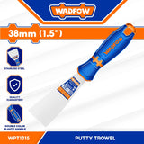 Putty Trowel Stainless With Double Color Handle 125mm(1")-150Mm(6") WAD-HT