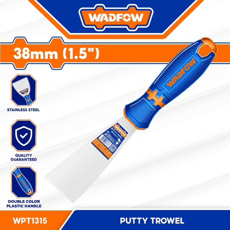 Putty Trowel Stainless With Double Color Handle 125mm(1")-150Mm(6") WAD-HT