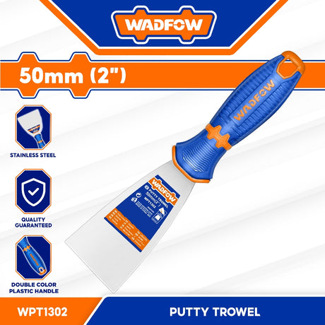 Putty Trowel Stainless With Double Color Handle 125mm(1")-150Mm(6") WAD-HT
