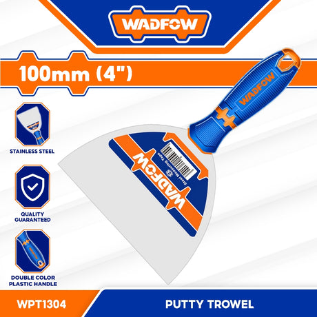 Putty Trowel Stainless With Double Color Handle 125mm(1")-150Mm(6") WAD-HT