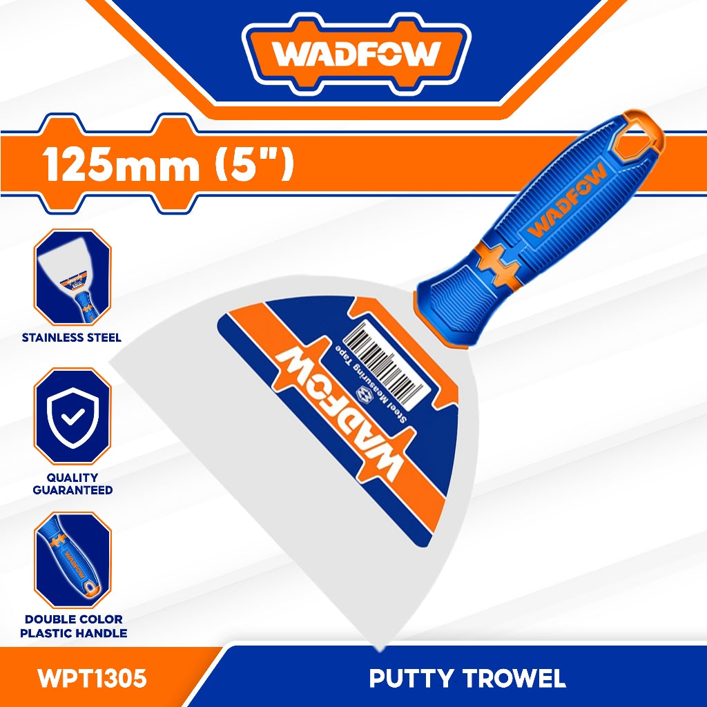 Putty Trowel Stainless With Double Color Handle 125mm(1")-150Mm(6") WAD-HT
