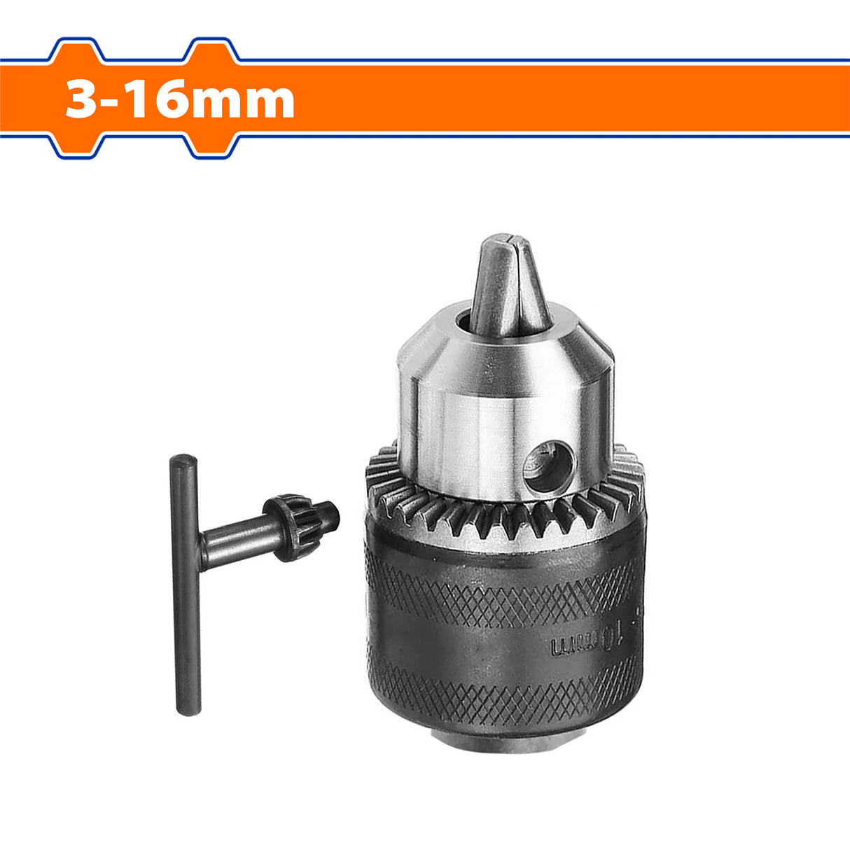 3-16mm/1.5-13mm/10mm(3/8in) Key Chuck & Keyless Chuck Connection Size: 1/2inch-20UNF WAD-HT
